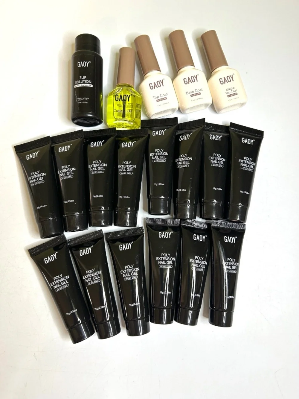 All In One Poly Gel Nail Extension Kit Set
